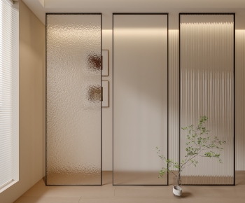 Modern Glass Screen Partition-ID:861855984