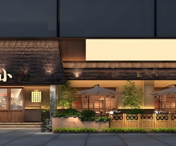 New Chinese Style Facade Element-ID:414901027