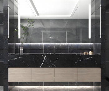 Modern Bathroom Cabinet-ID:431422003