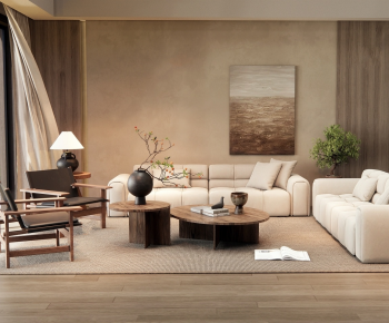 Wabi-sabi Style A Living Room-ID:286458979
