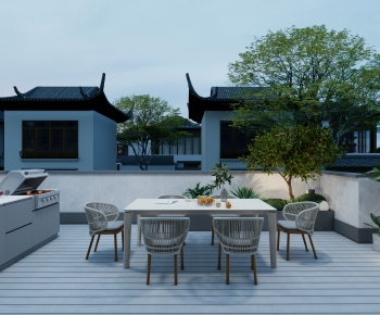 New Chinese Style Courtyard/landscape-ID:780147084
