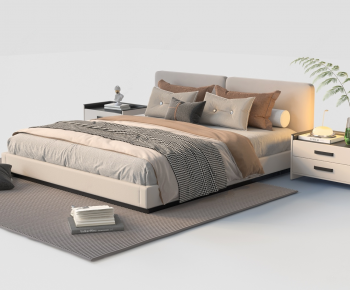 Modern Double Bed-ID:271974094