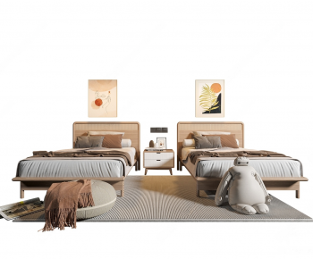 Modern Single Bed-ID:640458116