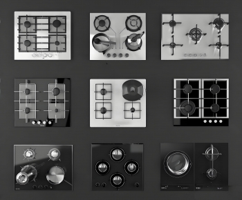 Modern Kitchen Electric Gas Range-ID:178093913