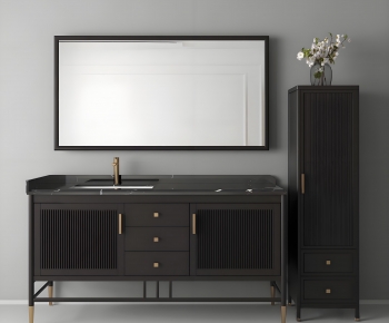 Modern Bathroom Cabinet-ID:721808919