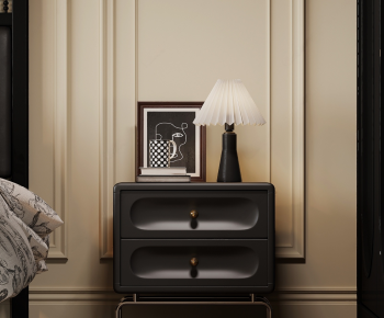 French Style Bedside Cupboard-ID:754132034