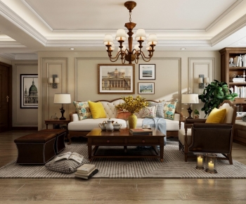 American Style A Living Room-ID:111319073
