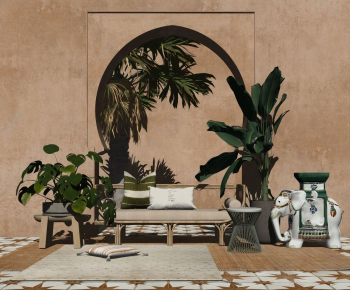 Modern Outdoor Sofa-ID:345873128