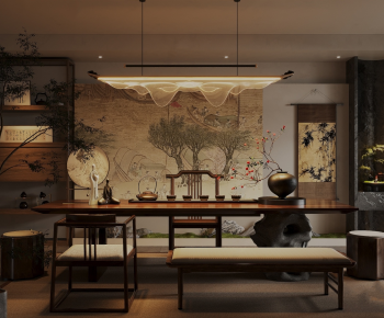 New Chinese Style Tea House-ID:625593906