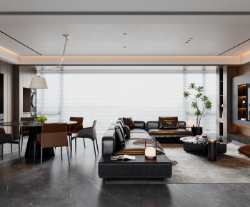 Modern A Living Room-ID:865778975