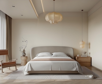 Wabi-sabi Style Bedroom-ID:561161991