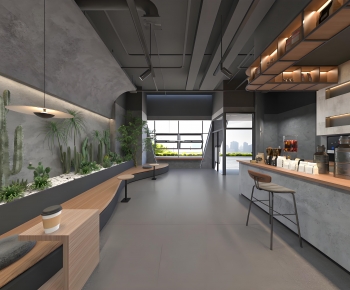 Industrial Style Cafe-ID:734997992