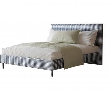 Modern Double Bed-ID:759089071