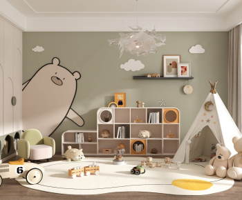 Modern Children's Room Activity Room-ID:873157028