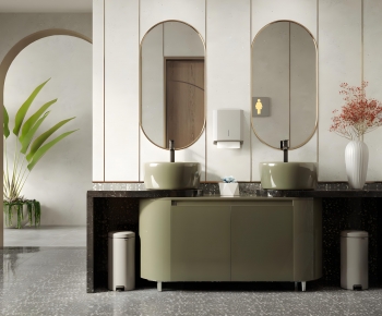 Modern Bathroom Cabinet-ID:671695955