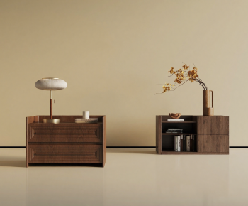 New Chinese Style Bedside Cupboard-ID:912623889