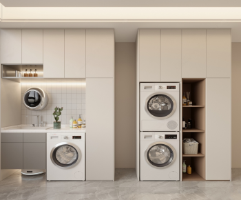 Modern Laundry Cabinet-ID:147881986
