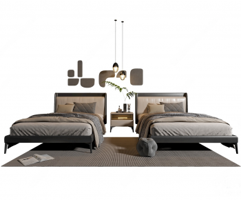 Modern Single Bed-ID:920906074
