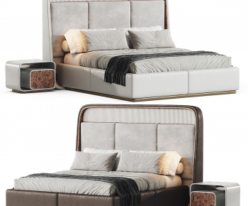 Modern Double Bed-ID:506933936