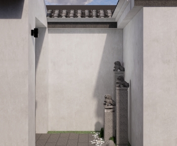 New Chinese Style Courtyard/landscape-ID:760170949