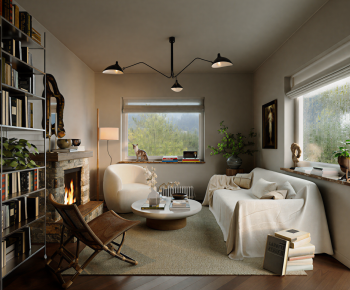 Wabi-sabi Style A Living Room-ID:787090068