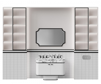 Modern Bathroom Cabinet-ID:529710057