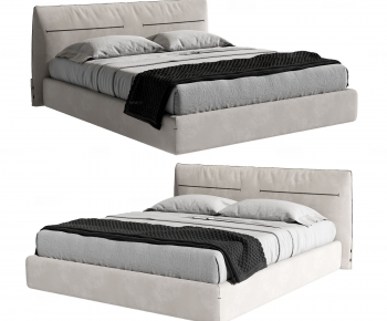 Modern Double Bed-ID:493266118