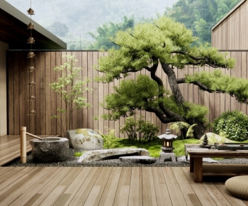 New Chinese Style Courtyard/landscape-ID:359226948