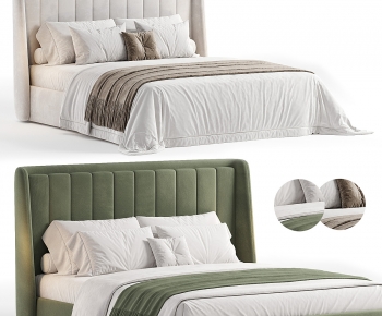Modern Double Bed-ID:626828917