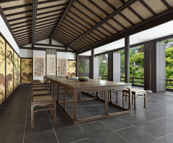 Chinese Style Teahouse Tea House-ID:687077056