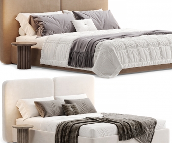 Modern Double Bed-ID:555570132