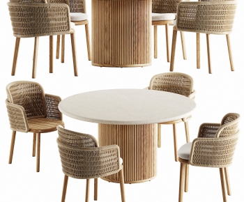 Modern Dining Table And Chairs-ID:593782902