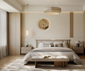 New Chinese Style Bedroom-ID:183681017