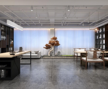 New Chinese Style Manager's Office-ID:533189068