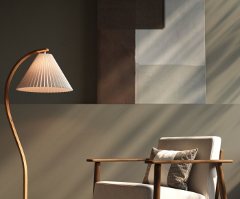 Wabi-sabi Style Lounge Chair-ID:890264997