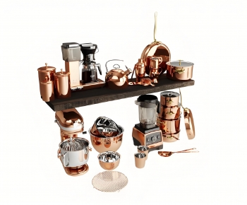 Retro Style Kitchen Electric Coffee Machine-ID:825479983