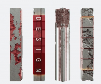 Industrial Style Column-ID:575978999