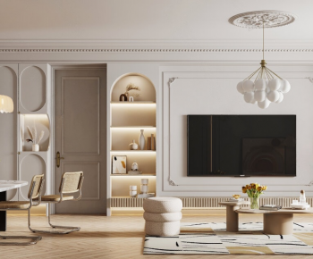 French Style A Living Room-ID:235240562