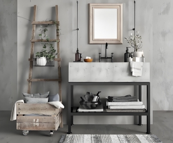 Modern Bathroom Cabinet-ID:710939887