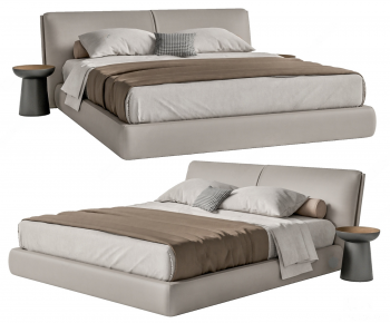 Modern Double Bed-ID:586078886