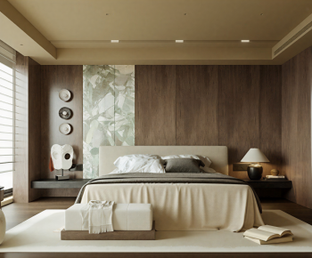 Wabi-sabi Style Bedroom-ID:137368929