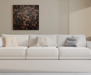 Modern Three-seat Sofa-ID:537731899