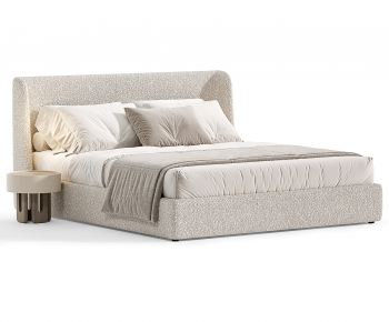 Modern Double Bed-ID:627741101