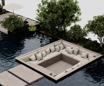 Modern Card Seat Sofa-ID:745050912