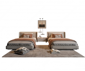 Modern Single Bed-ID:965909009