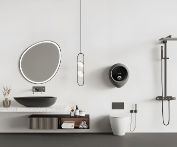 Modern Bathroom Cabinet-ID:346960078