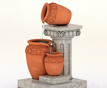 European Style Rockery Waterscape-ID:561131951