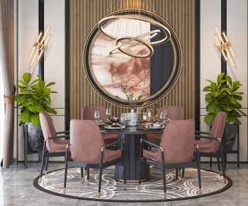 Modern Dining Table And Chairs-ID:517013073