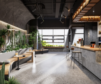 Industrial Style Cafe-ID:183603052