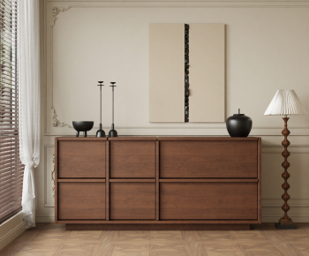 Wabi-sabi Style Side Cabinet-ID:419394027